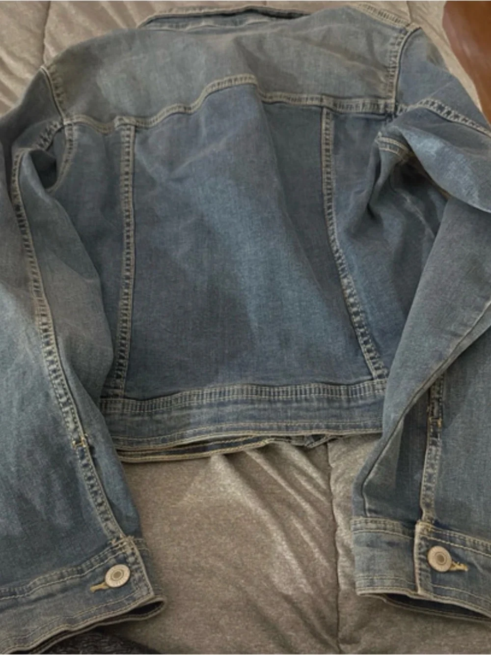 Kids Denim Jean Jacket - Light Blue